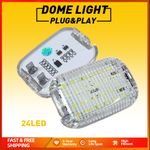 2x LED Dome Interior Cargo Area Lamp For Ford Transit MK7 MK6 MK8 Custom Courier