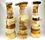 Wood Turners Bowl Blanks, Practice Pack of 14+Seconds. Hardwood for Wood Carving