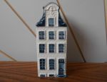 BLUE DELFT CANAL HOUSE ceramic decanter bottle KLM AIRLINES Bols, Number 59