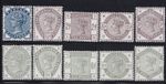 GB UK 1883-1884 QV Victoria Stamp Set MNH Modern Reproduction Stamp sv