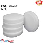 Fast Mover FMT6086 Hard White Compounding Pad with Hook & Loop 150 X 30mm x5