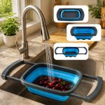 Washing Basket,Colander Strainer Over The Sink Vegetable/Fruit Colanders