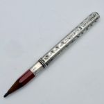 Antique WW1 era sterling silver pencil holder / case, Chester hallmark 1914