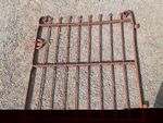Antique Vintage Wrought Iron Garden Gate Arrow Top Scroll Design FREE P&P