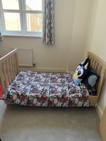 Tutti Bambini Modena 3-in-1 Cot Bed White and Oak