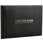 Deluxe Visitor Book Black for Business/Hotels/Guest Houses/Reception