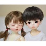 Twins BJD Doll 1/6 Boy Girl Nude Bare Body Free Eyes Face Makeup Assembled GIFT