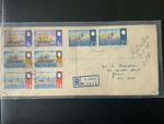 St. Helena 1969 #224-227 Ships On Registered Cover To USA