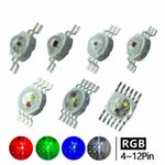 3W 6W 9W 15W 18W RGB RGBW RGBWY RGBWYV High Power LED Chip Colorful Light Source