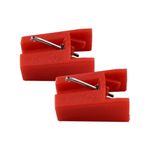 2Pcs Stylus Needle For Numark TTUSB TT1600 TT1610/TT1625 Groovetool GT turntable