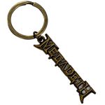 Megadeth Gold Band Logo Keyring Keychain One Size