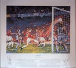 Manchester United Treble Season Artwork Print by Terence Gilbert
