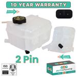 RADIATOR COOLANT EXPANSION HEADER TANK WITH CAP & SENSOR FOR VAUXHALL INSIGNIA