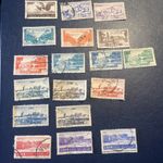 Lebanon 1946-1952 Various  18 Used Stamps, FV, See Photos