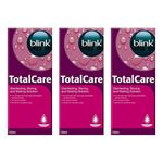 3x Blink Total Care Disinfecting Storing & Wetting Solution - 120ml