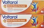 Voltaroll Back and Muscle Pain Relief 1.16% Gel Relief 2x100g
