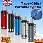 Mini Type C Mobile Phone Cigarette Lighter Air Blowing Cigarette Lighter Outdoor