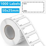 1000 Freezer Labels 50x25mm Food Labels Stickers for Jars Boxes Easy to Peel Off