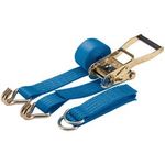 Draper Ratcheting Vehicle Tie Down Straps With 2x J Hooks 3m x 50mm 2500kg
