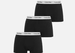 Calvin Klein Men's Low Rise Trunks Boxer Shorts Underwear - Pack of 3