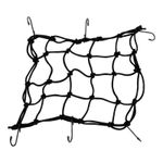 Bike It Motorcycle Motorbike Elasticated Luggage Cargo Net Standard Black