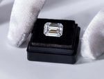 Diamond FL-Clarity 3 Ct Certified Lab-Grown Emerald Cut CVD Loose Gemstone 4DD