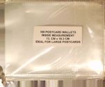 Plastic Sleeves , Wallets for LARGE Postcards or Photos 7 x 5 (13CM X 18.3 CM)