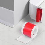 6M Skirting Board Self Adhesive Skirting Edging Trim PVC Flexible Skirting UK