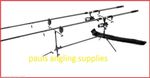 Carp Fishing Starter Set Up / Kit  2 Rods 2 Reels 2 Alarms Rod Pod Batteries
