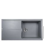 1 Bowl Sink  Large composite kitchen sink (1810) Blade UNO Large Grey Sink