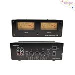 Voice Control Square Analog VU Meter Alloy Panel and LED Warm Backlit Wire-free