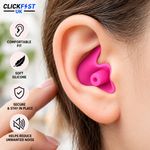 Waterproof Silicone Swim Ear Plugs for Swimmers Adult Earplugs 1Pair NEW 2025