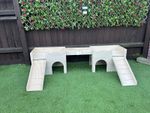 (NEW UPDATED DOUBLE VERSION) Large double entrance Rabbit Castle / shelter