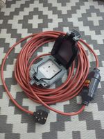 EV Granny Charger 13A Weatherproof Extension Lead with In-Line RCD New IP65