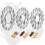 For Suzuki Quadracer LTR 450 LTR450Z 06-11 ATV Front Rear Brake Discs Disks Pads
