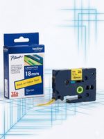 Genuine Brother TZe-641 P-Touch Tape - BLACK ON YELLOW LAM / 18mm x 8m (INC VAT)