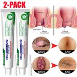 2Pcs Herbal Haemorrhoid Cream Treatment Hemorrhoid Ointment Piles Pain Relief