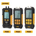 Digital Manometer Dual Port Air Pressure Meter Gauge HVAC Gas Pressure Tester
