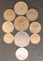 Mix Of 10 Coins From Cyprus