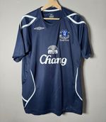 Authentic Umbro Everton 2007/08 Training Football Shirt Mens L Blue Short Sleeve