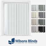 Vertical Blind - Made To Measure - Full Headrail & Fittings - 8 Neutral Colours