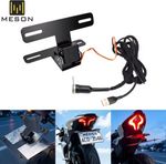 Motorcycle Flip Plate Holder Button Operated Electric Flipper Dipper License UK