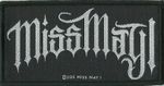 MISS MAY I logo 2015 WOVEN SEW ON PATCH no longer made RARE sealed
