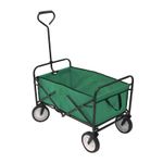 NEW! Green Heavy Duty Foldable Garden Trolley Cart Wagon Truck Wheelbarrow