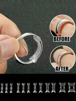 8Pcs Silicone Ring Size Adjuster Invisible Resizer Reducer for Loose Rings.
