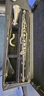 Rare Vintage BUESCHER USA Bass Clarinet in hardcase