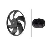 Radiator Fan 8EW366420-021 Hella Cooling 214818664R