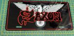 Saxon Wheels Of Steel Number Plate Style Wall Sign Officially Licensed