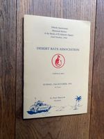 Desert Rats Association 50th Anniversary Memorial Service 1992 Programme-Norfolk