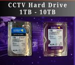 HARD DRIVE 3.5" 1TB 2TB 3TB 4TB 6TB SATA HDD CCTV DESKTOP PC DVR CCTV NAS USED
